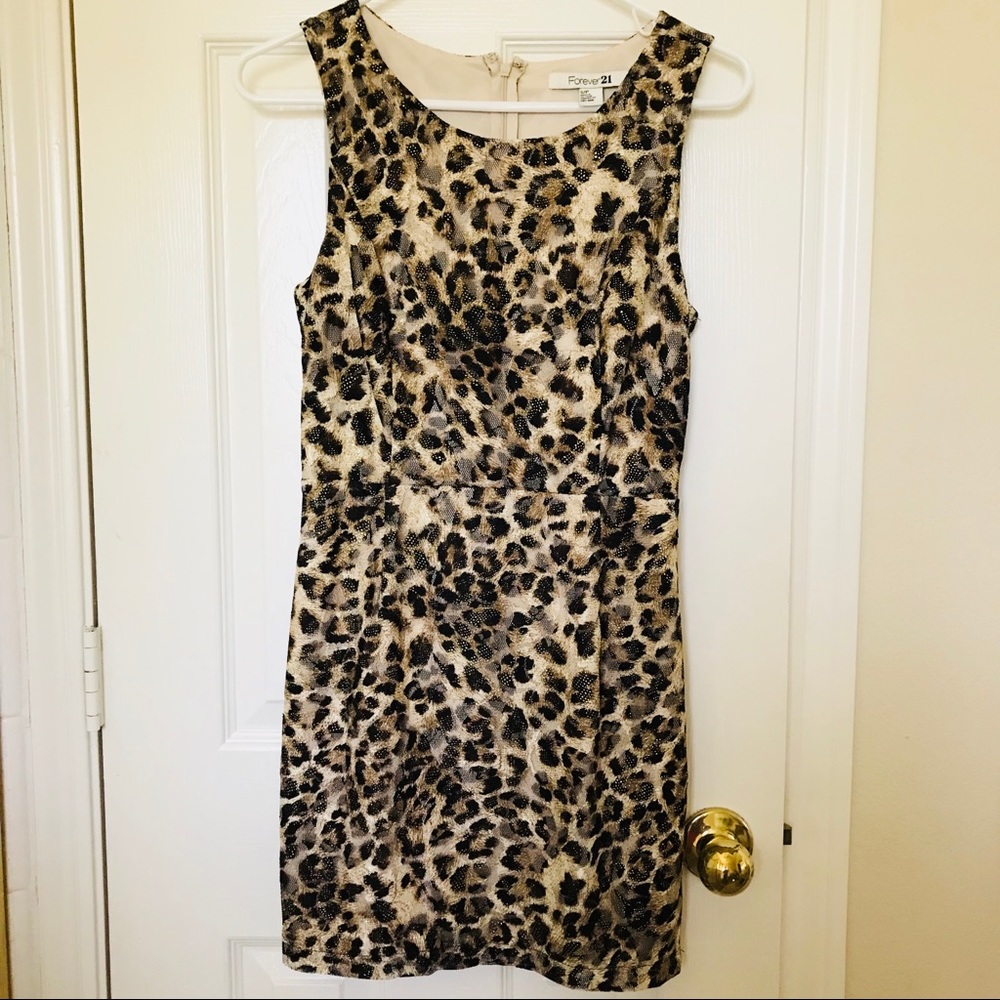 Leopard print dress